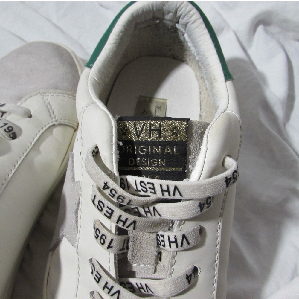 Vintage Havana White Sneakers with Green Accent - Picture 8 of 9